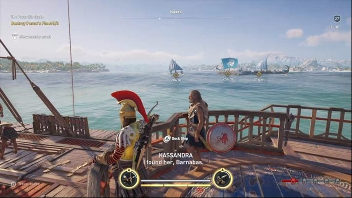 Destroy three ships from Paros fleet - AC Odyssey: Paradise Lost - Main Storyline - Assassins Creed Odyssey Guide