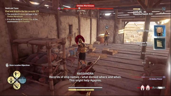 Description: This time you need to get tax records - AC Odyssey: Abantis Islands, Side Quests - Side Quests - Assassins Creed Odyssey Guide