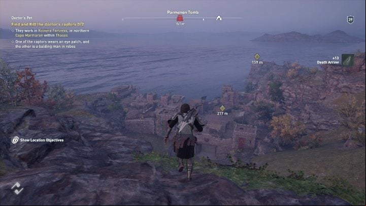Your next task will be to get rid of the two men responsible for the kidnapping - AC Odyssey: Volcanic Islands, Side Quests - Side Quests - Assassins Creed Odyssey Guide