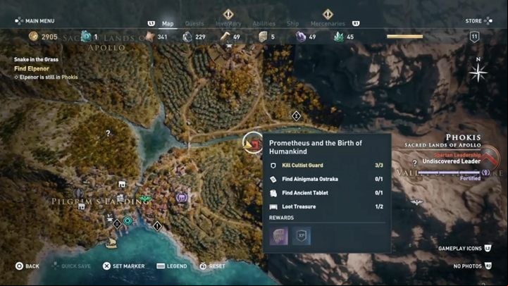 1 - AC Odyssey: Ainigmata Ostraka in Phokis - Ainigmata Ostraka - Assassins Creed Odyssey Guide