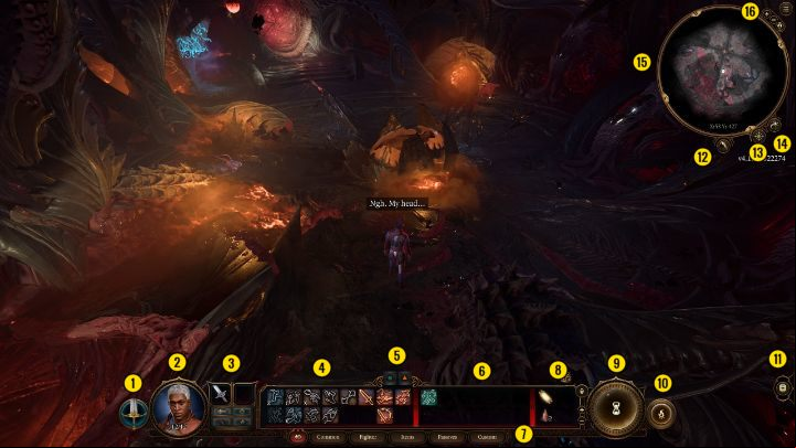 Inventory is where you'll manage your character and develop them - Baldurs Gate 3: Interface - Basics - Baldurs Gate 3 Guide, Walkthrough