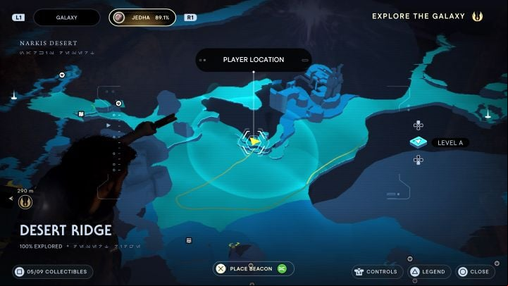 Location: Jedha - Desert Ridge - Star Wars Jedi Survivor: All Force Tears - Unique Collectibles - Star Wars Jedi Survivor guide